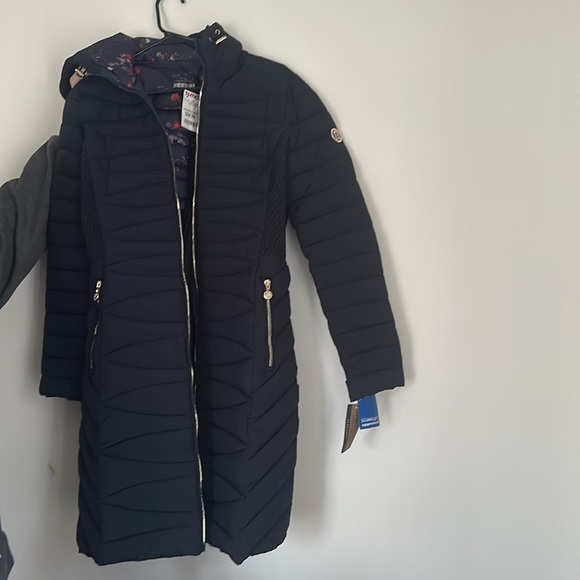 Bernardo Women’s Navy Winter Puffer Jacket Small - Picture 2 of 13